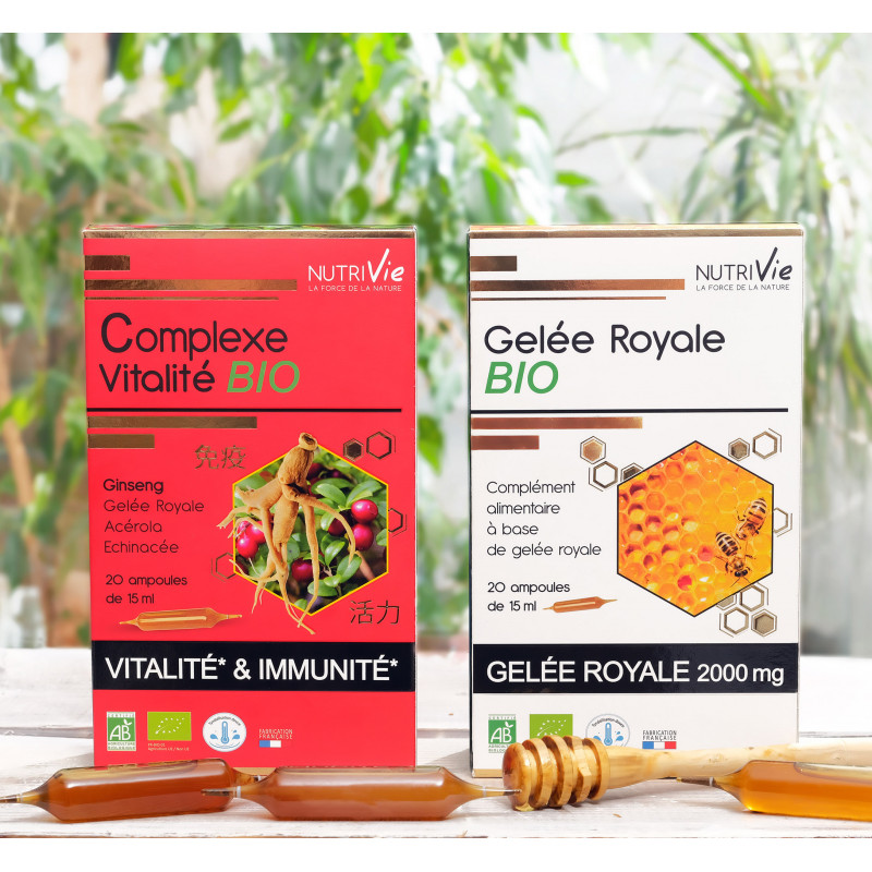 Ampoule gelee royale NUTRIVIE